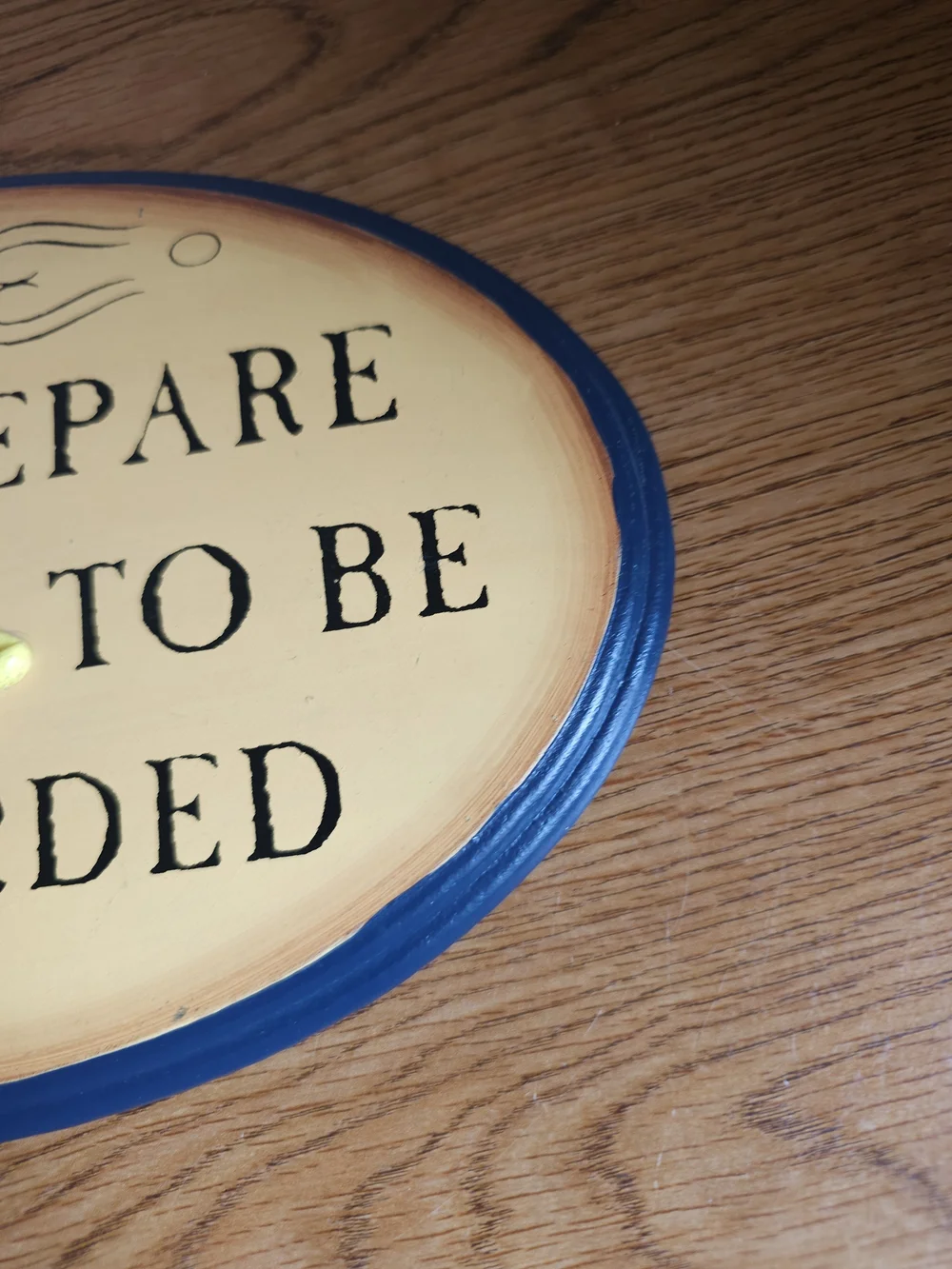 Prepare to Be Boarded Pirate Wall Plaque Bahamas 9.5 Inch Oval